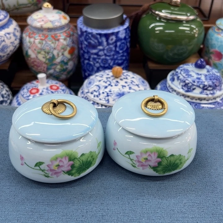 瓷片茶叶罐茶叶罐