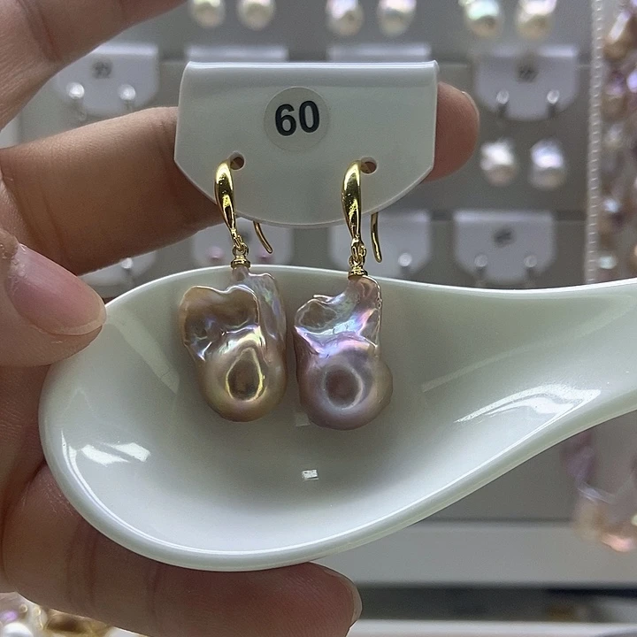 一***提银S925镶嵌颈饰淡水珍珠60