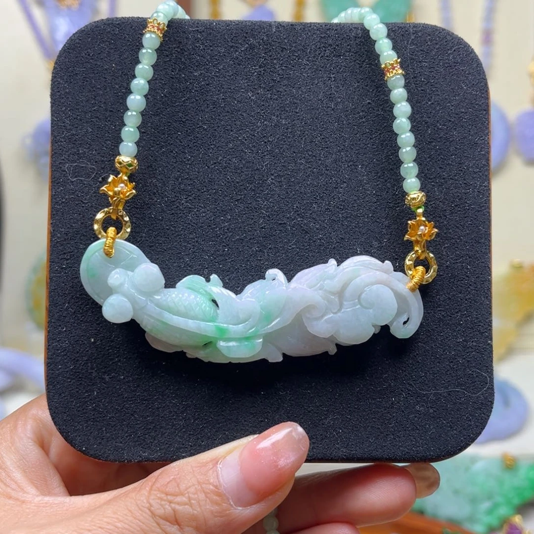 翡翠未镶嵌颈饰天然翡翠