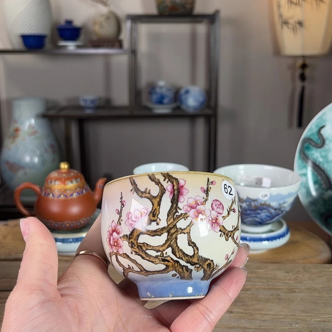 杯景德镇柴烧多人