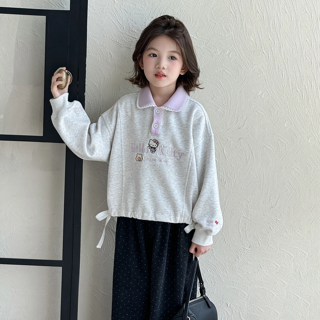 女童卫衣春秋款2025年新款洋气小女孩休闲儿童上衣韩版衣服Q13853
