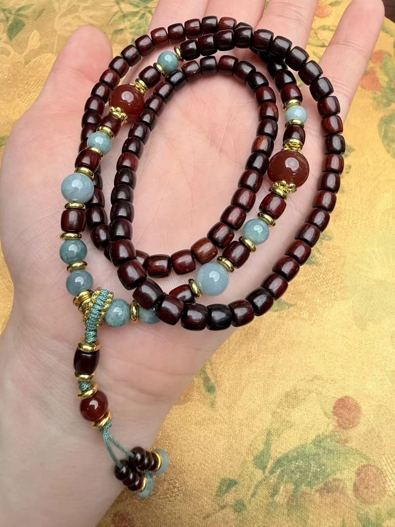 DA-1321-小叶紫檀多圈手串