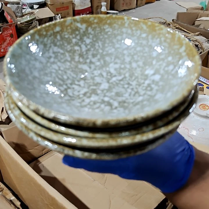 瓷片盘子碗茶壶啥都有17厘米