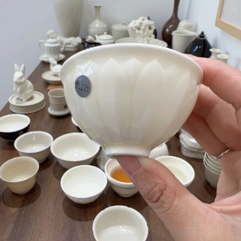 微瑕主人杯不带礼盒釉厚