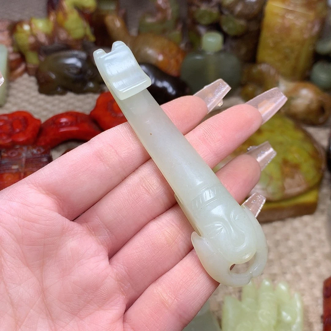 白玉菩提吊坠挂件