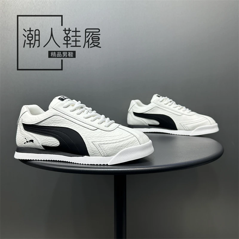 板鞋男秋季新款舒适百搭时尚休闲鞋简约潮流低帮软底运动休闲鞋男