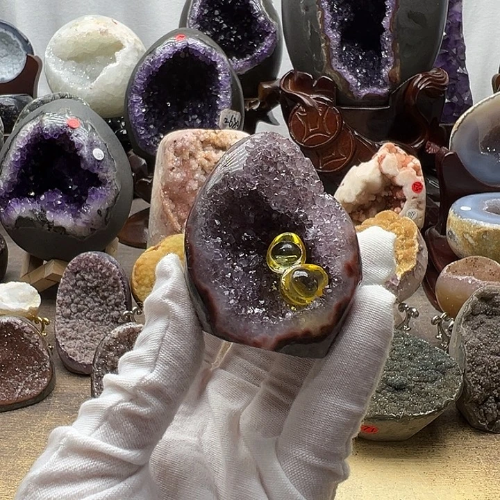 水晶珠宝半成品未镶嵌晶镇摆件33