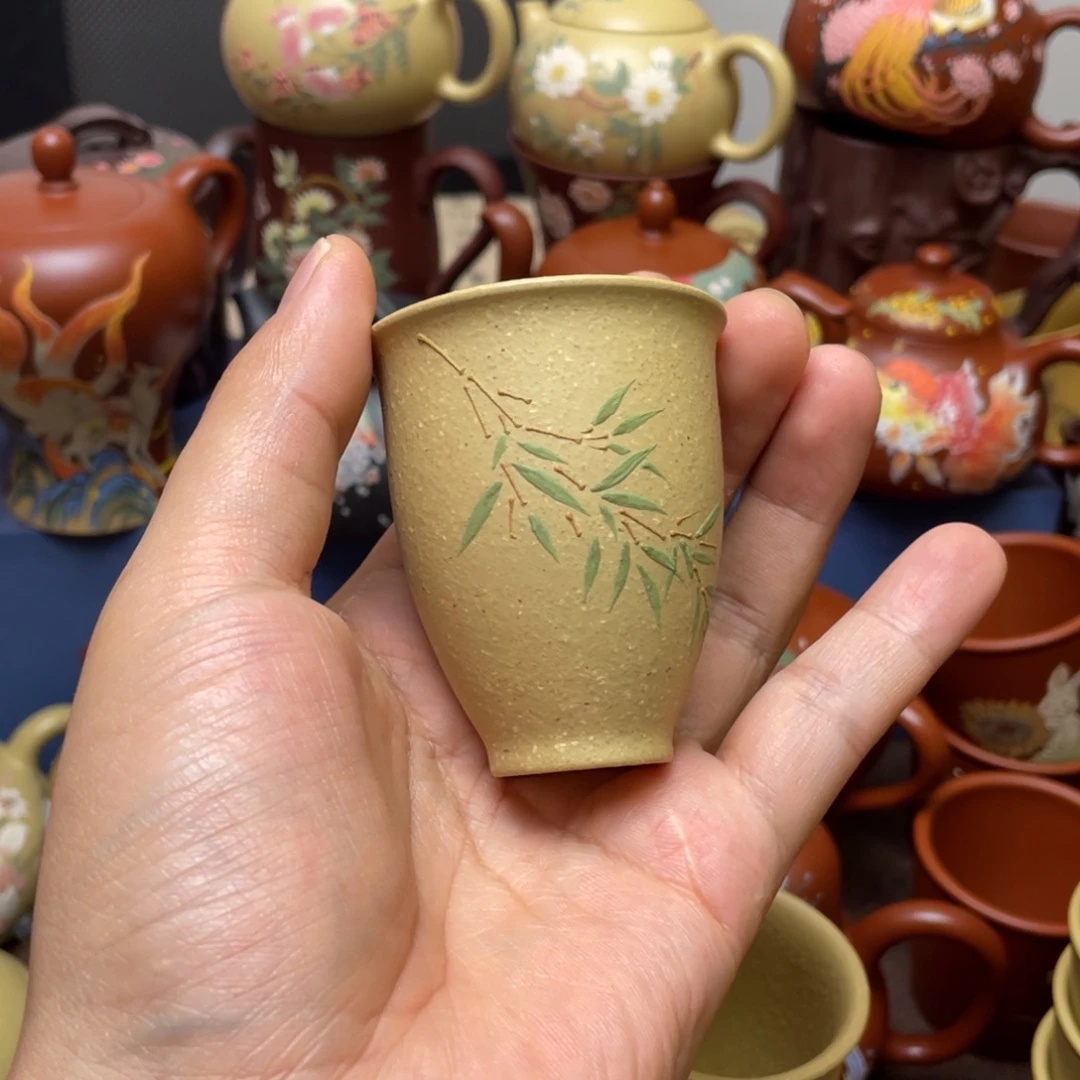 紫砂茶杯紫砂主人杯50cc