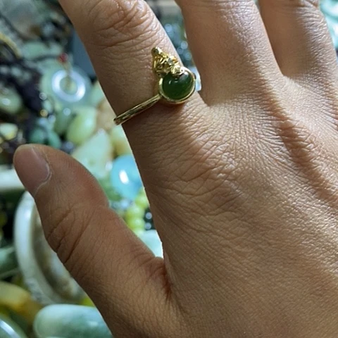 和田玉戒指合金多样性发货