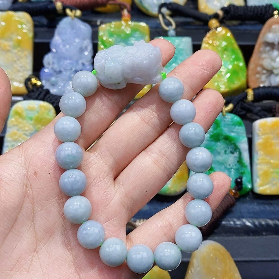 翡翠未镶嵌颈饰天然翡翠A货