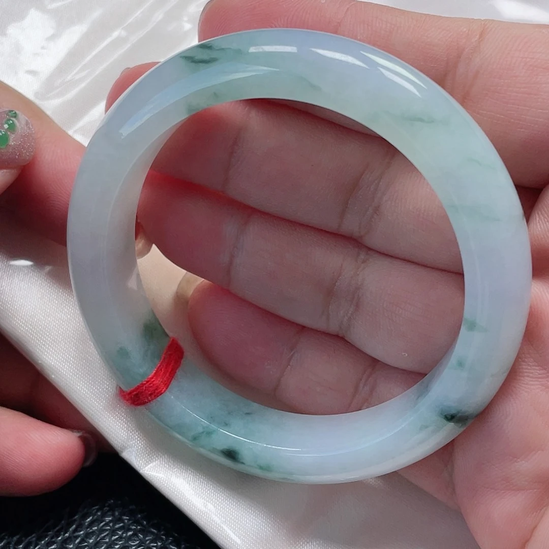 未镶嵌手镯翡翠缅甸翡翠手镯54圈