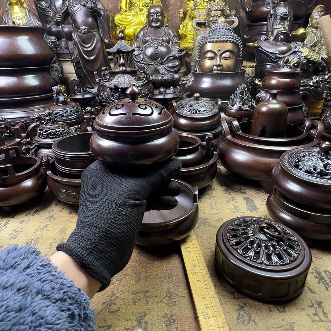 熏香炉铜香炉供香炉家用熏香炉家用铜香炉