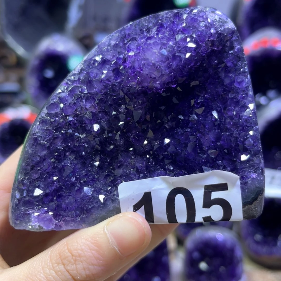 紫晶摆件未镶嵌紫水晶