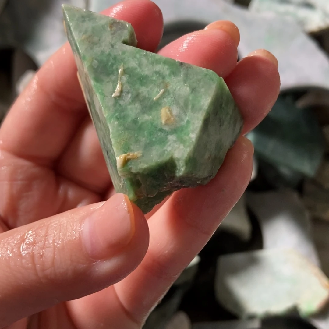 翡翠未镶嵌挂件天然翡翠