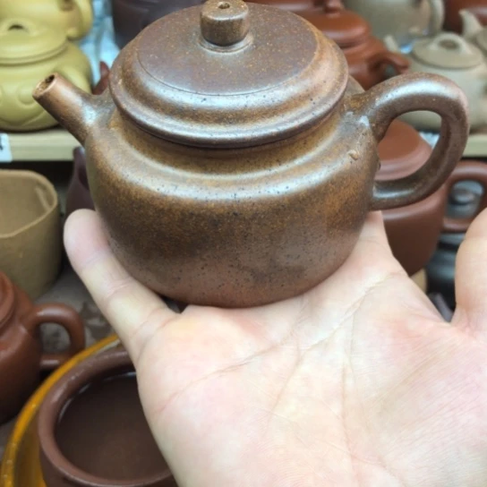 紫砂茶壶还原烧得中160豪升左右