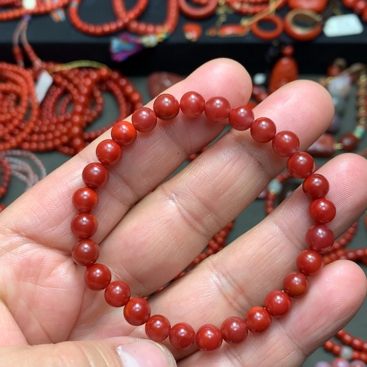 南红玛瑙未镶嵌颈饰
