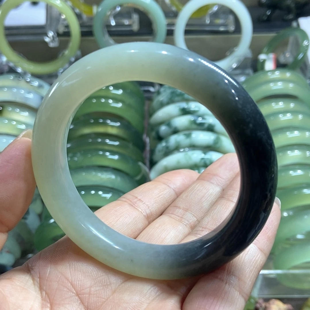 蛇纹石玉未镶嵌手镯60