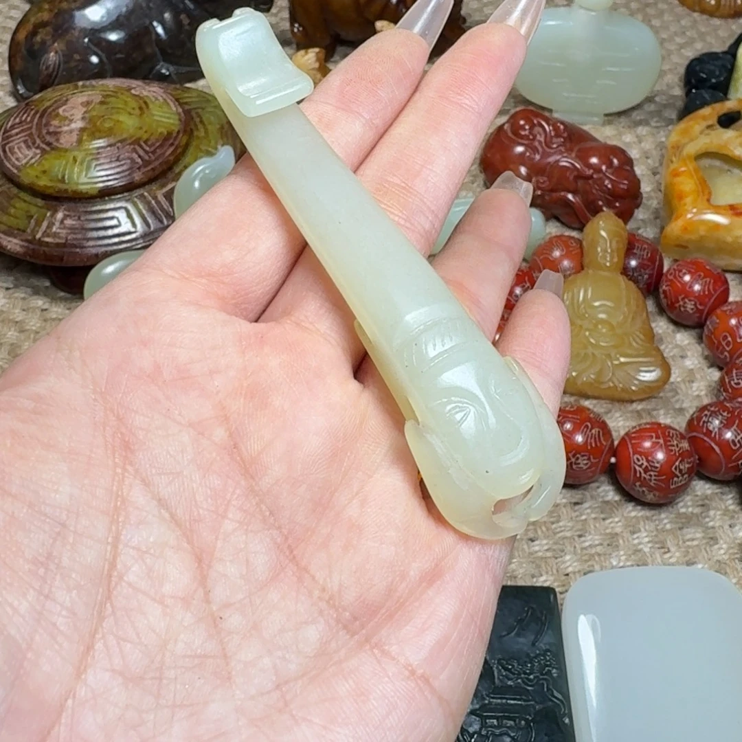 白玉菩提吊坠挂件