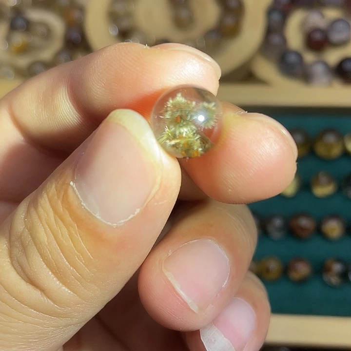 颈饰未镶嵌发晶海胆太阳花11mm