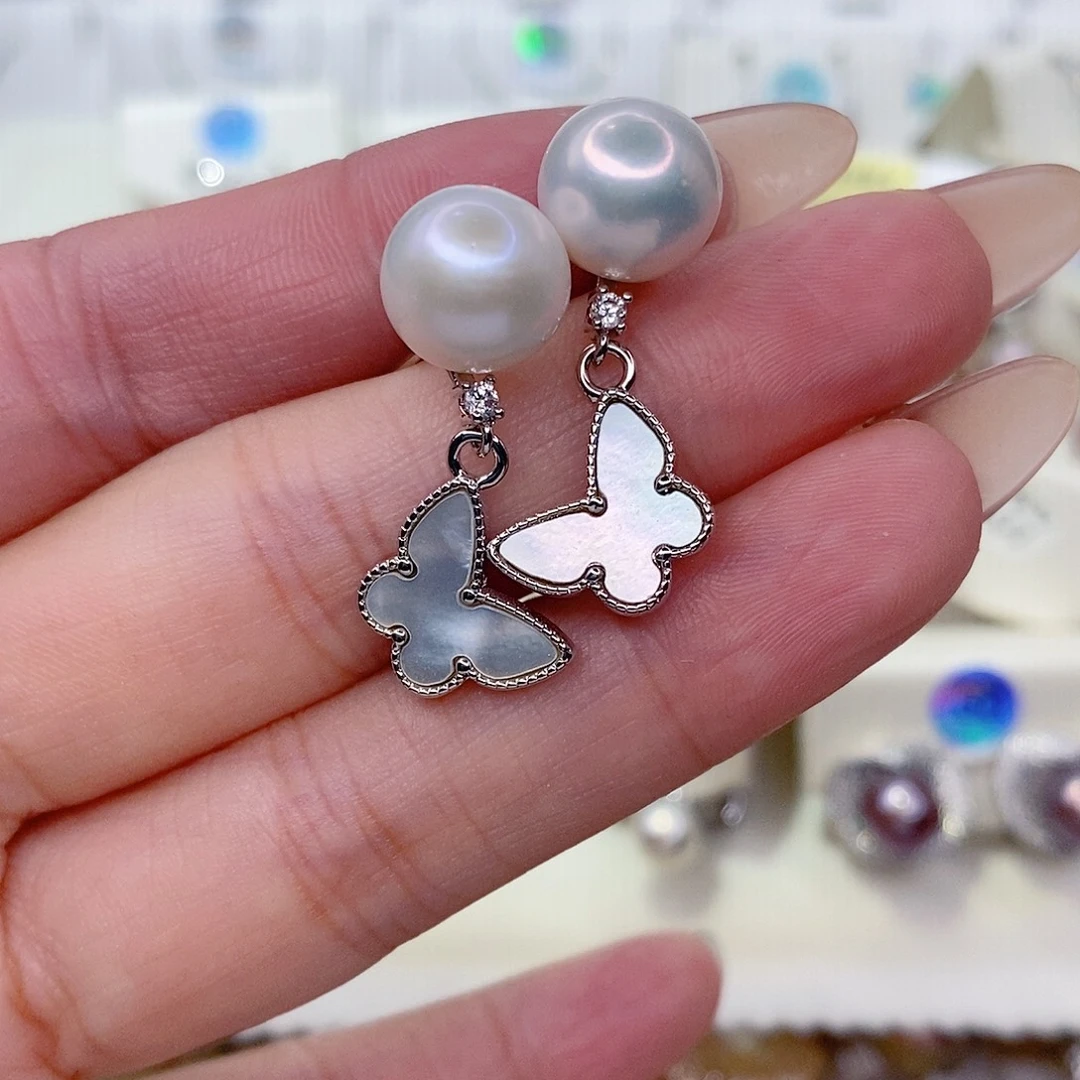 淡水珍珠耳饰未镶嵌