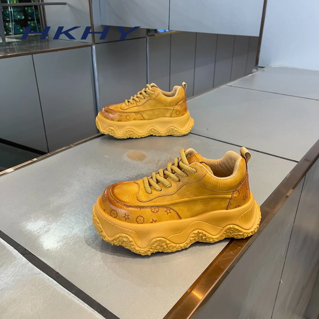 HKHY新款男士厚底增高时尚休闲百搭潮流韩版男鞋
