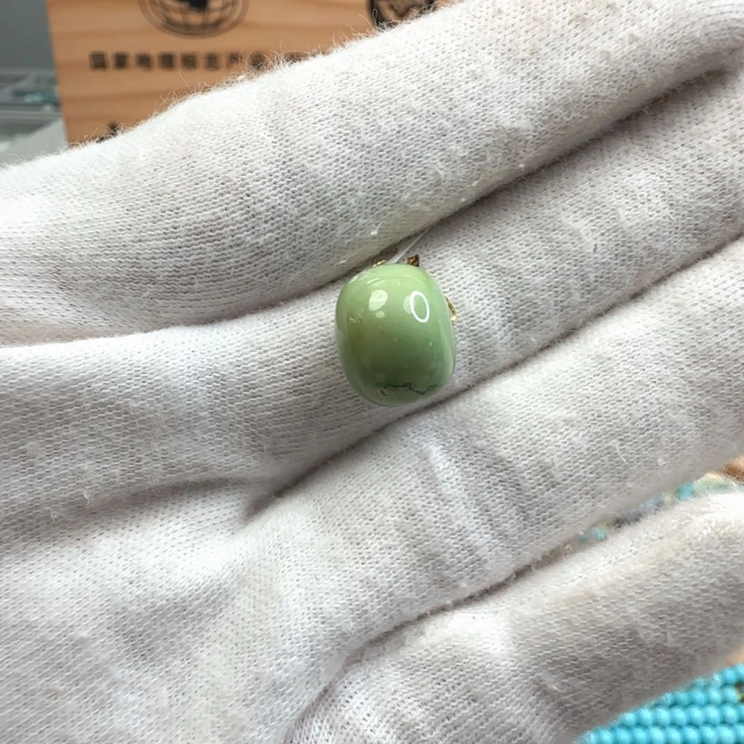 绿松石未镶嵌13菜籽老型单珠卡11+ w