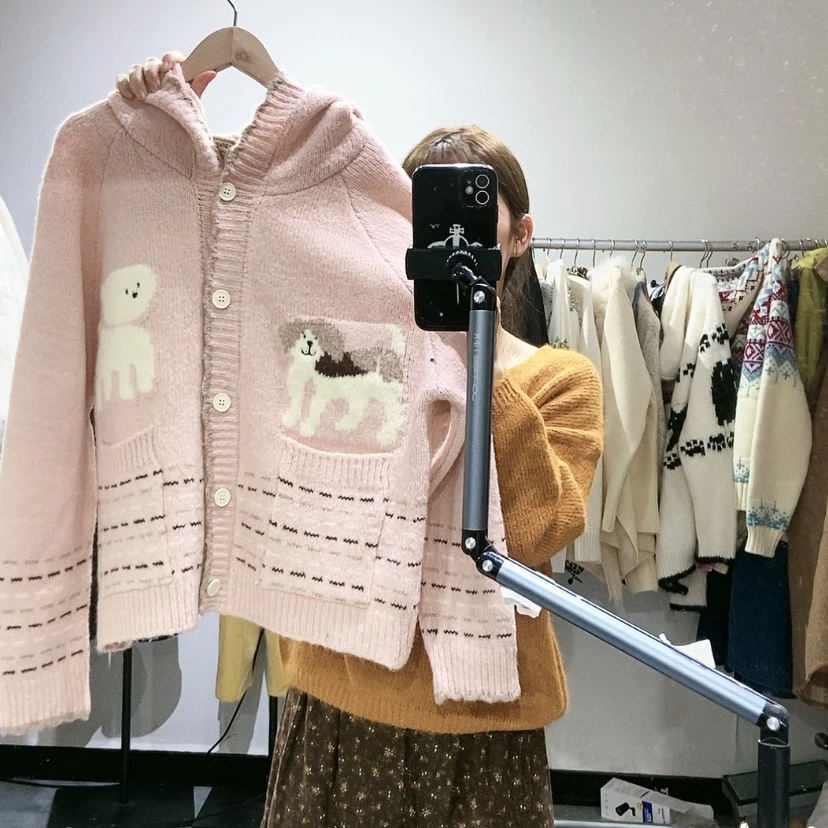 【闪购商品】粉色开衫