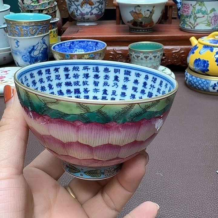 瓷片景德镇仿古手工制作精品展示