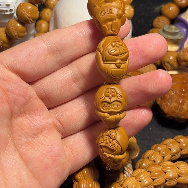手串/手链橄榄核铁核哆啦A梦