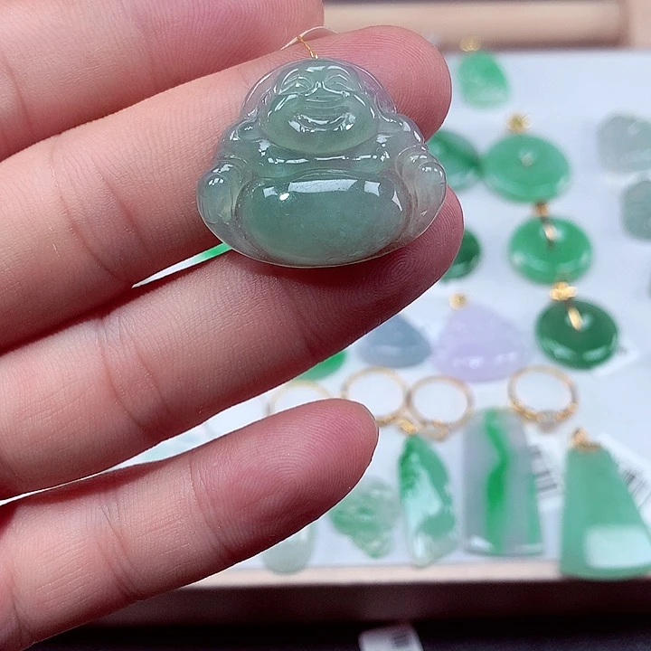 颈饰未镶嵌翡翠吊坠