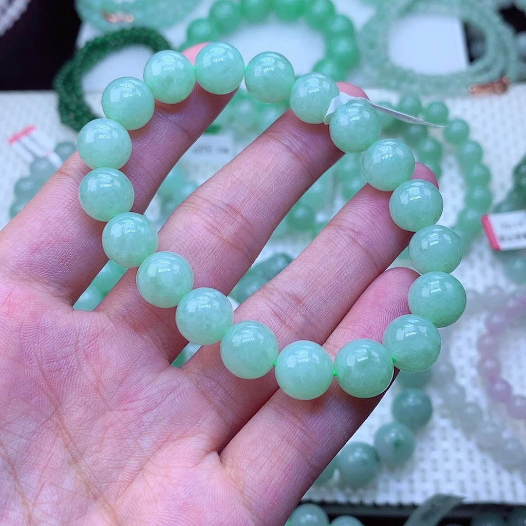 翡翠未镶嵌毛衣链卡10.5