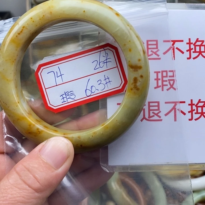 未镶嵌蛇纹石玉颈饰