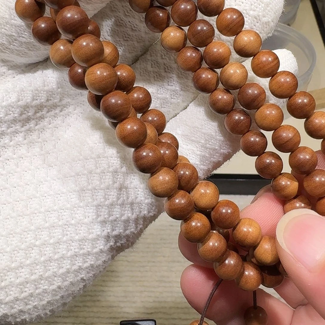 手串/手链檀香木焦糖玛奇朵0.8横纹