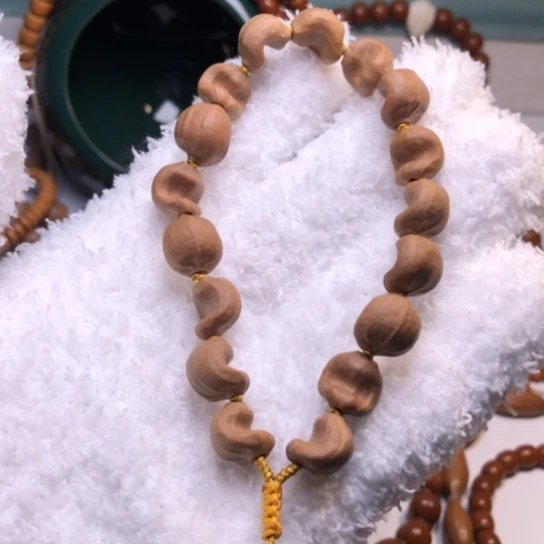 橄榄核吊坠1.2+原皮手串