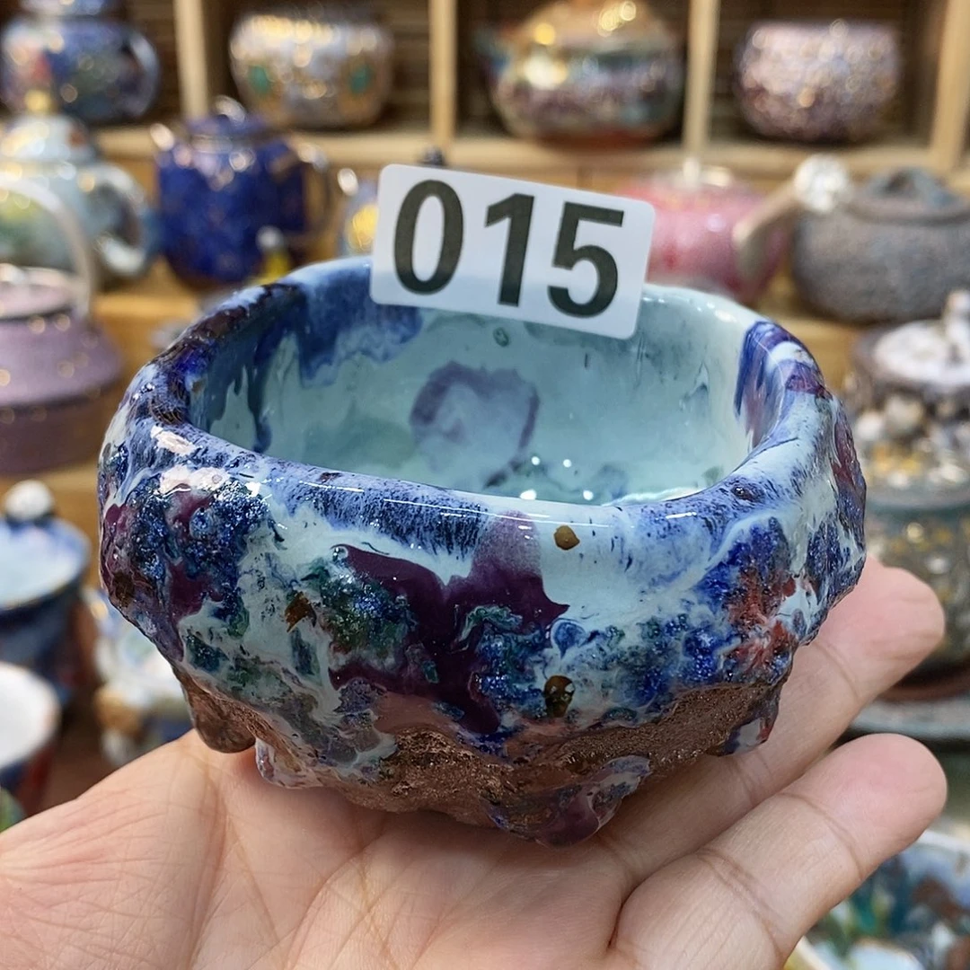 粗陶志野柴烧茶器