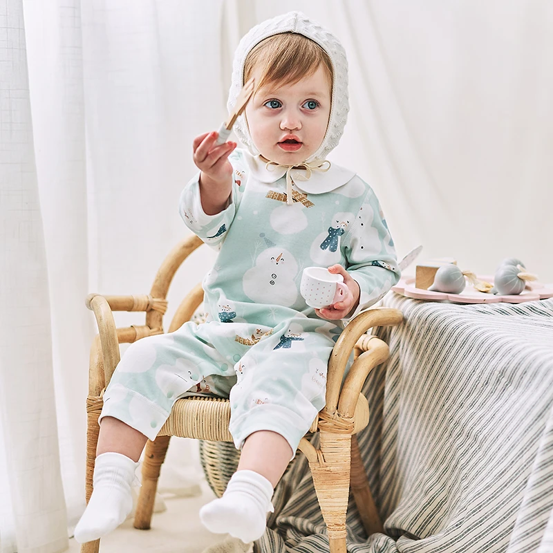 muaqiaqia 婴儿爬爬服宝宝连体衣新款新生儿衣服男童哈衣4YQH033