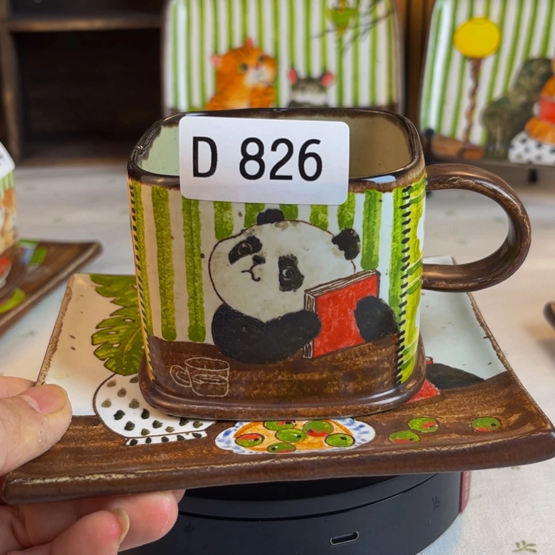 【闪购商品】摆件瓜*?桃园山房高温釉下彩