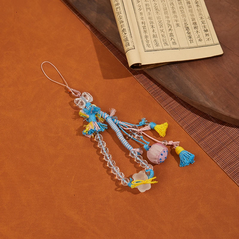 【乐小福珠宝】干枯玫瑰*水晶挂饰