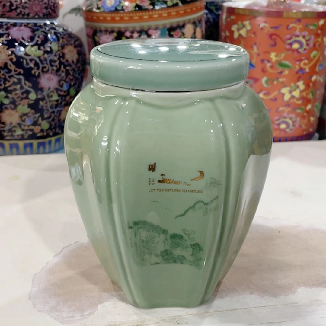 【闪购商品】罐陶瓷茶叶罐密封罐