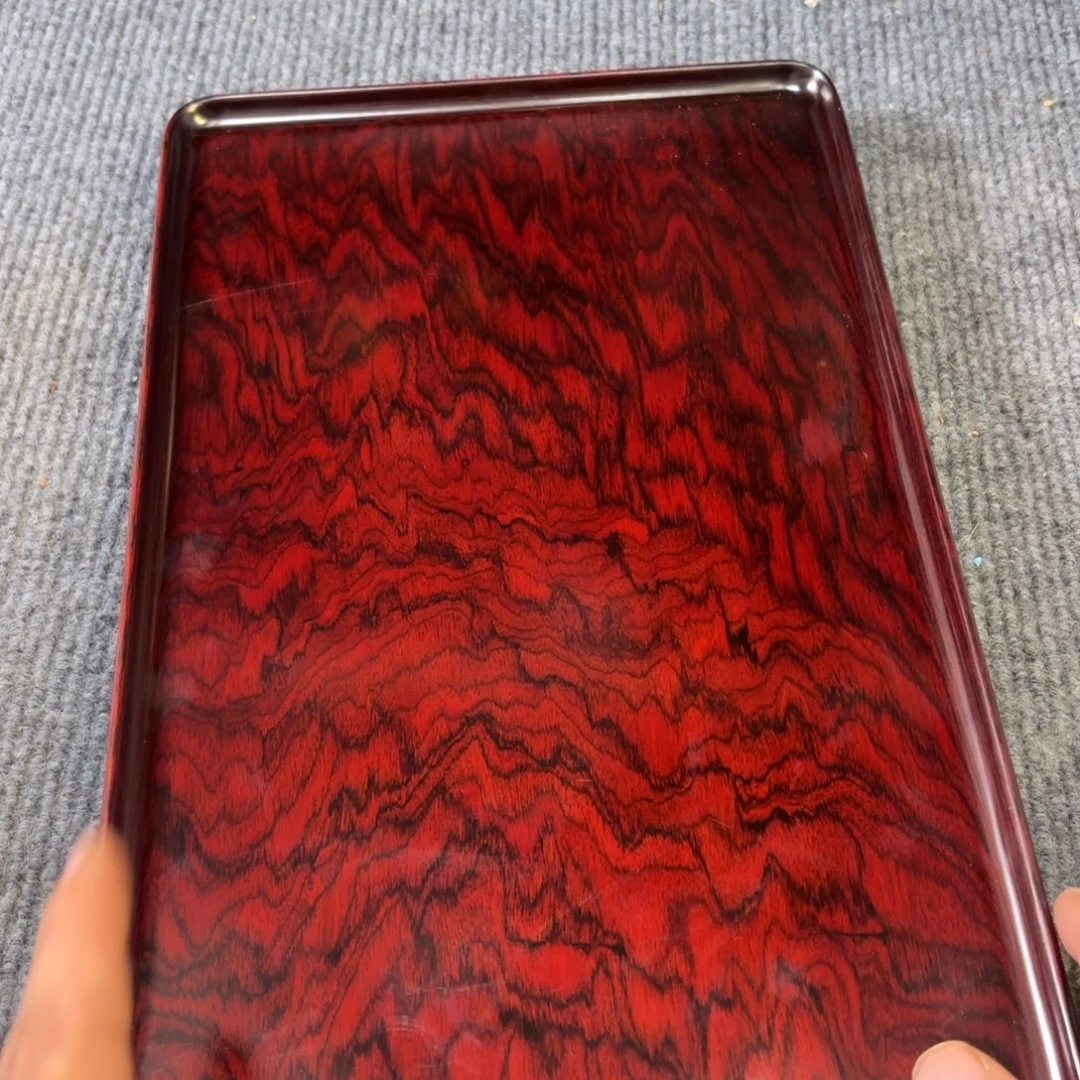 木红酸枝独板托盘