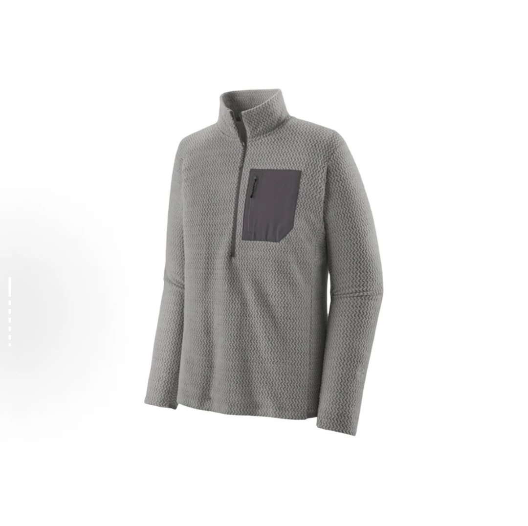 户外Z字海浪抓绒卫衣 保暖透气抓绒纹路款