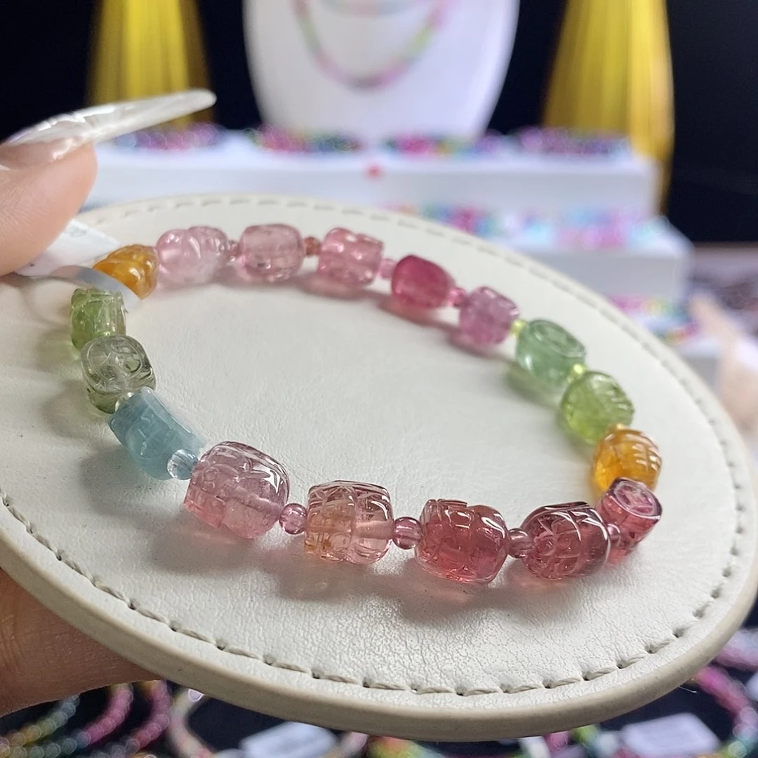 未镶嵌手链碧玺貔貅