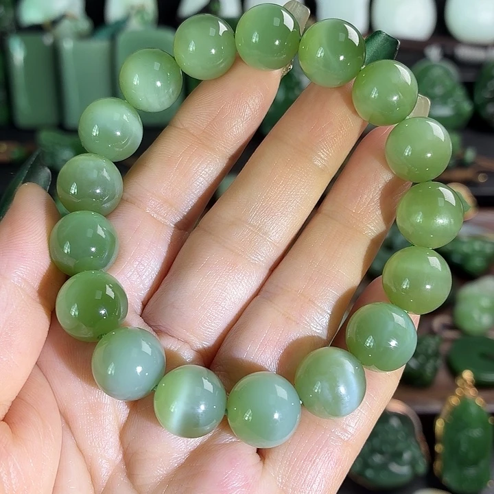 和田玉未镶嵌手串