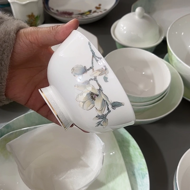 瓷片微瑕骨瓷福利碗两个