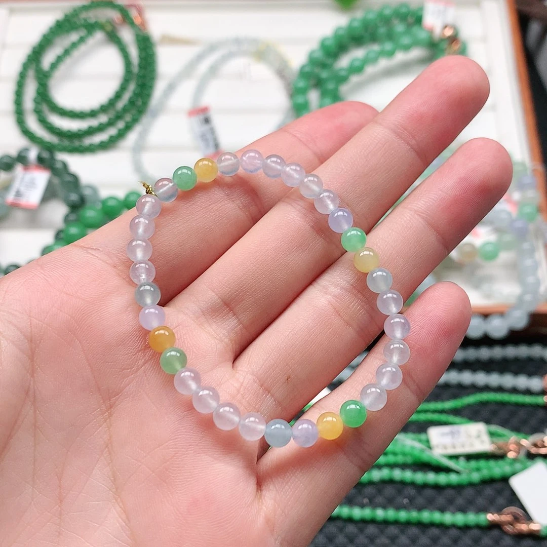 翡翠未镶嵌项链手链