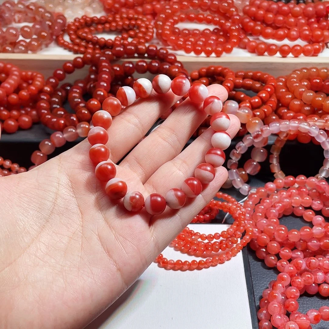 周***极手链未镶嵌南红玛瑙