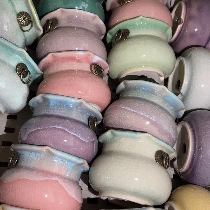 红陶量货｜口高深浅搭配发4