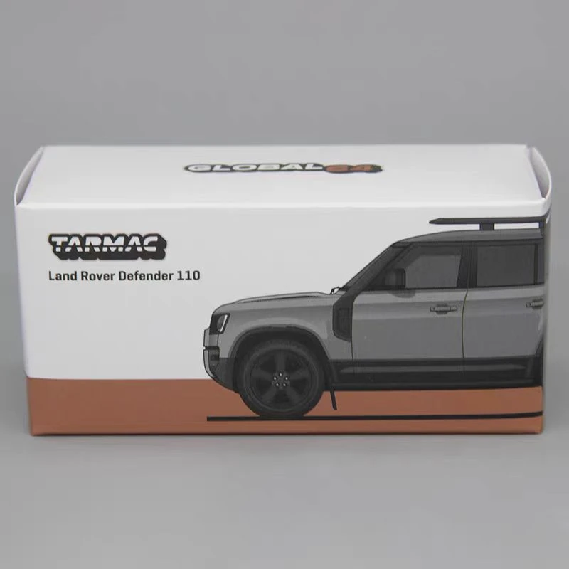 Tarmac银色房车1:64越野车模型Defender新卫士110适用于路虎SUV