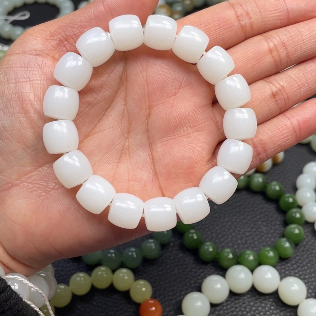 和田玉未镶嵌手链