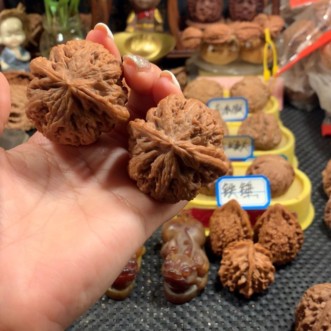 把件文玩核桃球筋